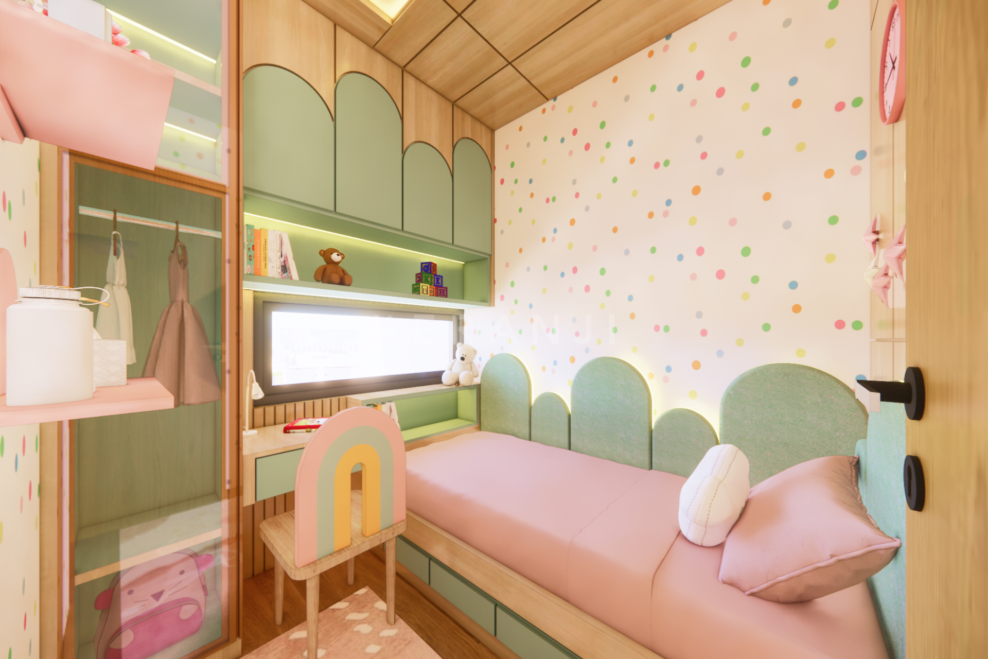Metland Cibitung Tipe 51 Kids Bedroom